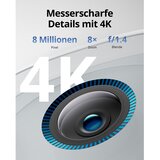 Eufy Cam S330 Odnosno izbirno 2x v z zunanjost 4K, IR osvetlitev, solarno napajanje, IP67 vključenim HomeBase | Shoptok.si