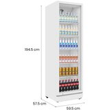 Starcrest profesionalna rashladnja vitrina SPS-351WH 350 L bijela | shoptok.hr