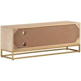 TV ormarić 110 x 30 x 40 cm od masivnog drva manga i željeza | shoptok.hr