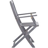  7-dijelni vrtni blagovaonski set masivno bagremovo drvo sivi | shoptok.hr