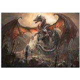  Samoljepljiva foto tapeta - Dragon castle 147x105 | shoptok.hr