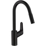 Hansgrohe focus 240 slavina za sudoperu sa izvlačnim tušem crna mat 31815670 | ePonuda.com