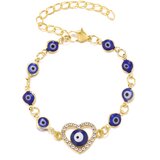 INF Zapestnica Evil Eye Gold, (21247830) Cene