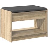  Klupa za hodnik s jastukom Sonoma hrast 63 x 38 x 45 cm | Eponuda.com
