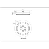 Globo stropna lampa jayden led 40 w 1300 lm cct 3000-6500 k daljinski upravljač | shoptok.hr