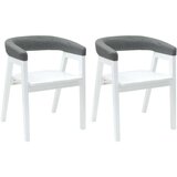  Trpezarijske stolice 2 pcs Bijelo 54 x 57 x 73 cm | shoptok.hr