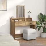  Toaletni stol s ladicama Umjetnički hrast 100 x 41 x 140 cm | shoptok.hr