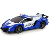  Auto na daljinsko upravljanje Police Racing 1:16 LED - plavi | shoptok.hr