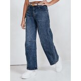 DStreet Jeansy damskie szerokie wide leg niebieskie | Shoptok.si