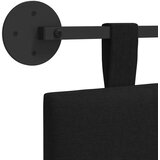  Držeće uzglavlje Zidne Prugasti Crna 170 x 55 x 5 cm tkanina - Crna 160 cm bez LED | shoptok.hr