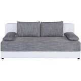 P & B ZOFA S POSTELJNO FUNKCIJO, siva, bela tekstil, leseni material Cene