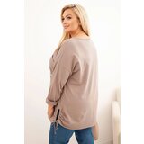 Kesi Włoski Women's Plus Size cotton blouse with tree print fango | shoptok.hr