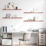  Polica na zidu 4 pcs Crvena 115 x 9 x 3 cm Konstruirano drvo | shoptok.hr