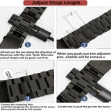 AURRAIN jeklen pašček 18/20/22 mm za pametne ure | Shoptok.si