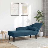  Počivaljka s jastucima plava baršunasta | shoptok.hr