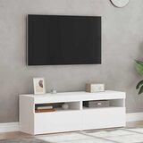 TV ormarići s LED svjetlima 2 kom bijeli 60 x 35 x 40 cm | shoptok.hr
