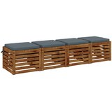  Jastučići za sjedenje SOEST 4 kom. 100% poliester Plava | Shoptok.si