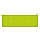  Jastuk za vrtnu klupu jarkozeleni 150x50x3 cm od tkanine Oxford | shoptok.hr