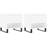  Stolići za kavu 2 kom bijeli 50x46x50 cm od konstruiranog drva | shoptok.hr