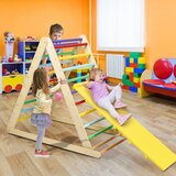  Plezalni trikotnik, zložljiv plezalni trikotnik z leseno lestvijo ali klančino | Shoptok.si