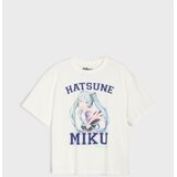 Sinsay Pamučna oversize majica s printom Hatsune Miku Cijene