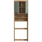 MID.YOU OMARICA ZA PRALNI STROJ žajbljevo zelena, hrast artisan | Shoptok.si