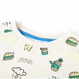  Dječja topla majica svjetlobež 128 | shoptok.hr