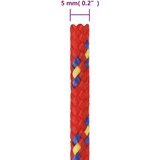  Brodski konop crveni 5 mm 500 m od polipropilena | shoptok.hr