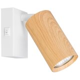  Brilagi - Zidna spot svetiljka SELE 1xGU10/30W/230V bela/dekor hrasta | Eponuda.com