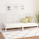  Dnevna postelja bela 90x200 cm trdna borovina, (20725806) Cene