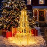  Božićne svjetleće kutije na slaganje 250 LED lampica - Zlatni PET | shoptok.hr