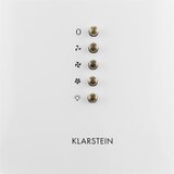 Klarstein Lumio Neo, retro kuhinjska napa, set za recirkulaciju zraka, bijela boja | shoptok.hr