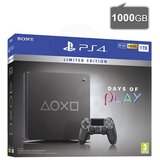  Obnovljen PlayStation 4 Slim 1000GB Days of Play 2019 Limited Edition + 2 leti garancije | Shoptok.si