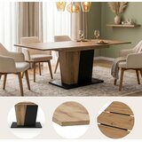 MID.YOU JEDILNA MIZA, antracit, barve hrasta | Shoptok.si