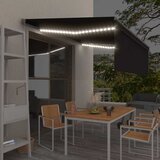  Automatska tenda s roletom i senzorom LED 4,5 x 3 m antracit | shoptok.hr