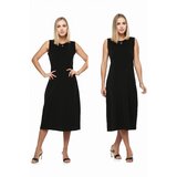 Dewberry E2145 Set of Two Women Dresses-BLACK-BLACK | Shoptok.si