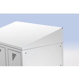 eurokraft pro Nastavek s poševno streho, višina 25 / 156 mm, za 1 predelek širine 300 ter 400 mm | Shoptok.si