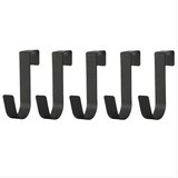INF Komplet 5 Razširjenih Kreativnih Kljuk za Nad Vrata Black, (5000296424) | Shoptok.si