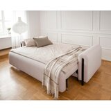 ELTAP Bež/krem sklopiva/s prostorom za odlaganje sofa od bouclé tkanine 244 cm Arcadova – | shoptok.hr