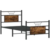  Okvir kreveta bez madraca dimljena boja hrasta 90x200 cm drveni | shoptok.hr