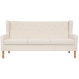 Maison Chic kavč - Sofa - Kanape trosed blago kremno bele barve, (21726424) | Shoptok.si