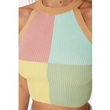 Trendyol Yellow Color Block Knitwear Blouse | ePonuda.com