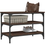  Klupa za cipele boja smeđeg hrasta 70x38,5x49 cm drvena | Eponuda.ba