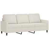  3-dijelni set sofa s jastucima krem baršunasti | shoptok.hr