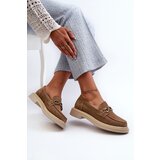 S. BARSKI Women's Suede Loafers with Flat Heel and Decoration D&A | Shoptok.si