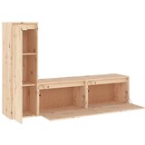 TV omarica 3 kosi trdna borovina, (20730210) | Shoptok.si