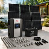  Off-grid solarni set 3,48 kWp – FUJI PROFI 4 kVA + LiFePO4 baterija 2,56 kWh Cijene