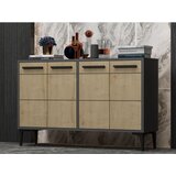 Hanah home TV polica Stria Anthracite Sapphire Oak | ePonuda.com