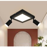 Nettlife Kvadratna stropna svetilka GU10 3000k Toplo bela 20W Nastavljiva svetilka za spalnico Toplo bela, (22116632) | Shoptok.si