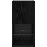 TV ormar za montažu na zid Zidne Crni hrast 30,5 x 30 x 60 cm | shoptok.hr